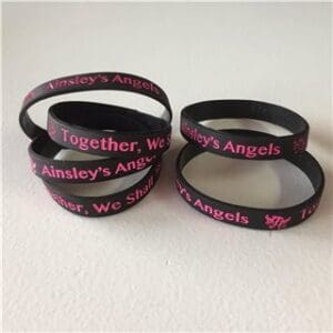 Ainsley’s Angels of America black wristbands
