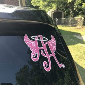 Ainsley’s Angels of America car sticker